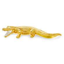 Load image into Gallery viewer, Avery Crocodile (Gold White)