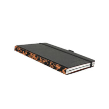 Load image into Gallery viewer, Thinkback Small Notebook, fabric black, lined
