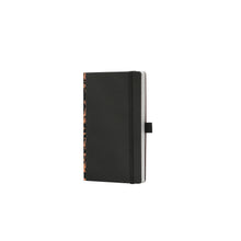 Load image into Gallery viewer, Thinkback Small Notebook, fabric black, lined